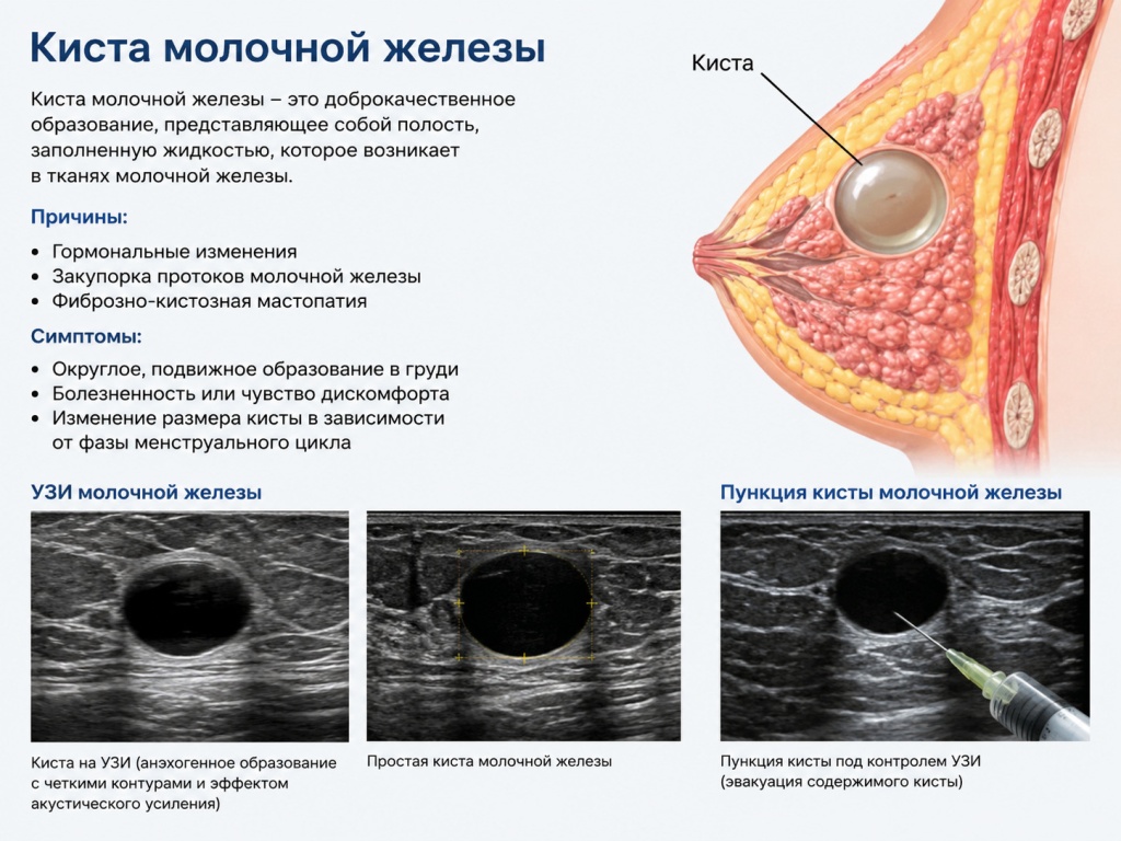 Киста молочной железы
